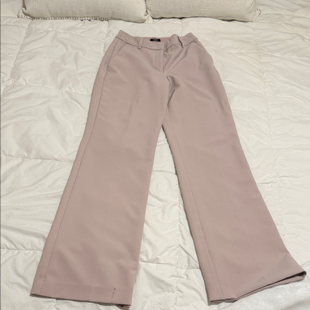 Express Soft Blush Wide-Leg Pants